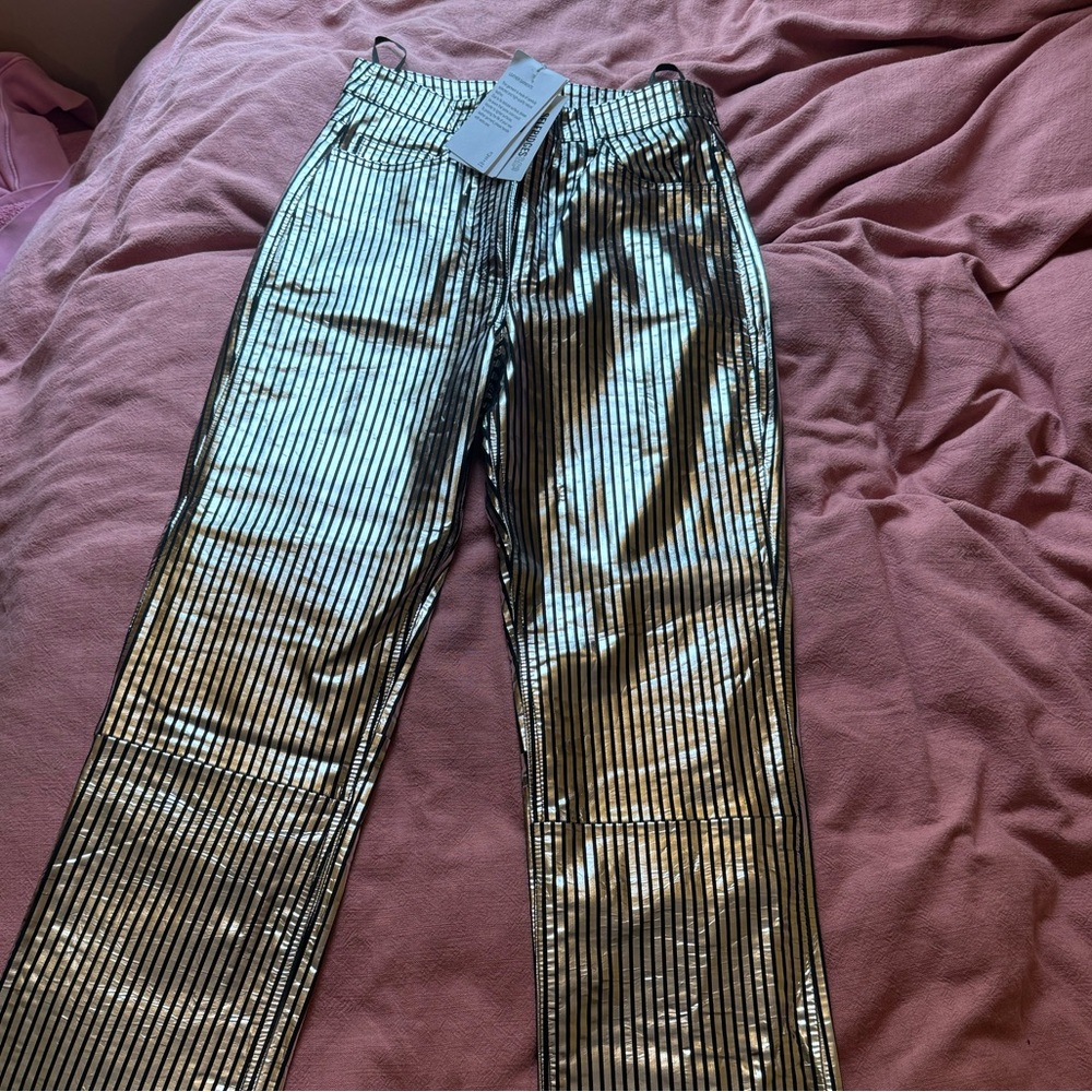 Remain leather pants size is 4!!!